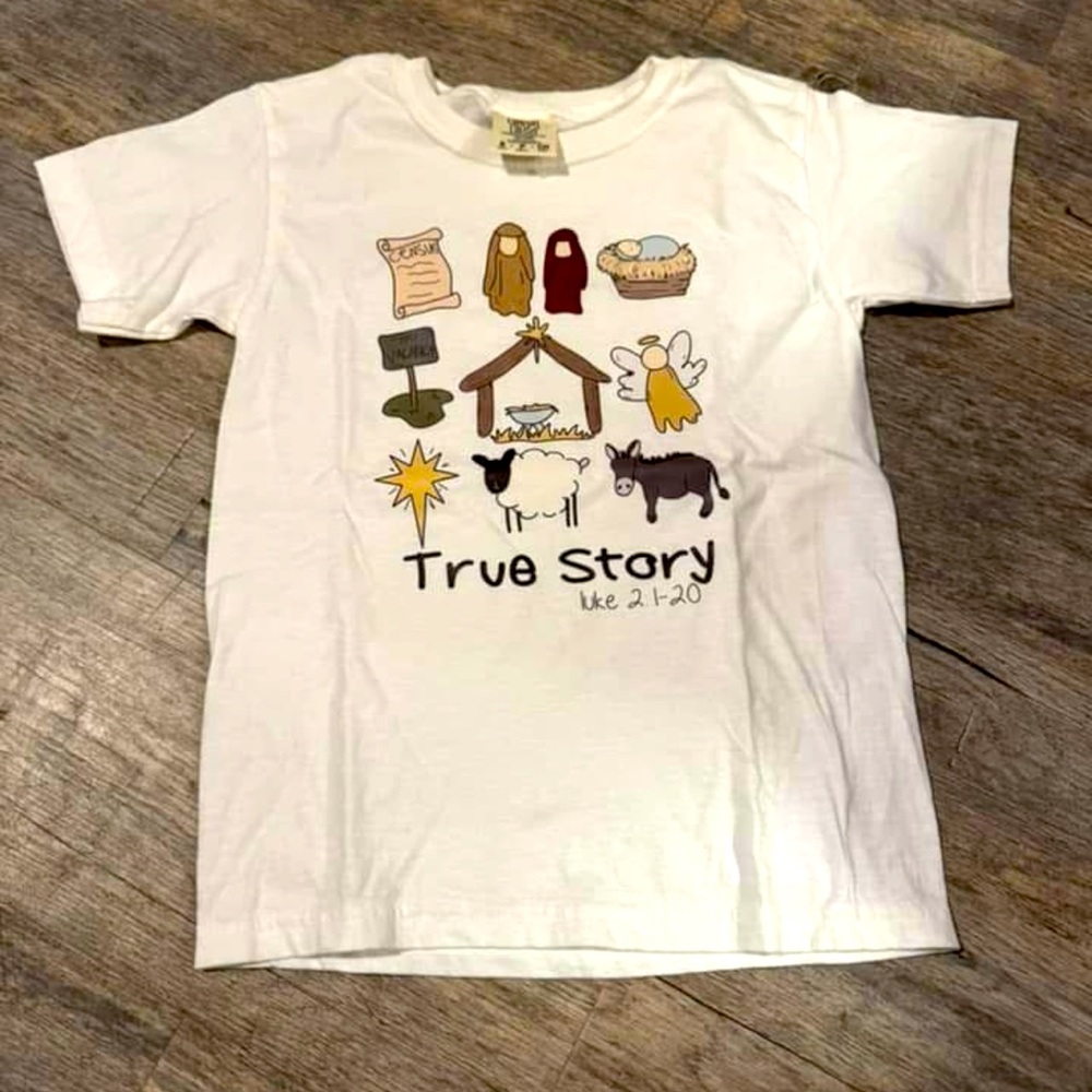 Comfort colors youth XS Christmas shirt shirt